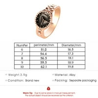 Younar Иновативен пръстен във формата на часовник - Личностна двойка Пръстен - Модни пръстени за Свети Валентин, Гривна за личност