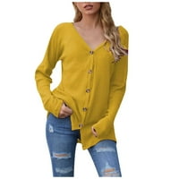 Стилно яке за жени модна ивица твърд цвят свободен пуловер палто