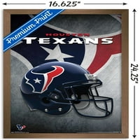 Хюстън Тексанс-Плакат За Стена На Шлем, 14.725 22.375