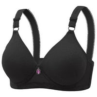 Lydiaunistar Time и Tru Bras for Women Women's Solid Color Comficte Gully Out Perspection BRA бельо без джанти черно