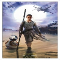 Star Wars: The Force Awakens - REY Wall Poster, 14.725 22.375