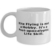 Love Kite Flying 15oz халба, летенето на хвърчилото не е хоби. Това е пост-апокалиптичен, подарък за приятели, подаръци за сарказъм