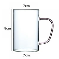 Стъклени чаши за кафе, дебели и издръжливи за чай, сайдер и т.н.