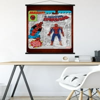 Marvel Toy Vault - Стенски плакат Spider -Man с магнитна рамка, 22.375 34