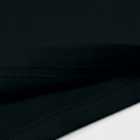 Daqian дамски графични тийнейджъри клирънс женски върхове смешни отпечатани тениски ежедневни върхове с къси ръкави с върхове плюс върхове с размер за жени черни 10
