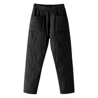 Caicj дамски суитчъни дамски суитчъни торбисти с висока талия панталони панталони от дънни джоги с джобове KH1, XL