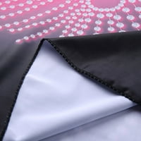 Tking Fashion Womens Tankini Plus Размер два бански костюми, отпечатани с рош с момчешки бански костюм розов 2xl