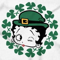 Betty Boop St Patricks Ден ирландски суичър с качулка жени Бриско марки 2x