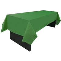 Покритие на хартиената маса, зелена покривка, 1 пакет