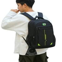 Zodanni Men Backpack Анти кражба раница с цип лаптоп чанта водоустойчива дневна колежа раница зелено