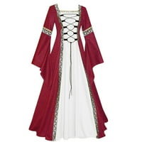Прислужници рокли за жени, Ренесансова рокля за жени Средновековна викторианска бална рокля Регенция Ирландски селски рокли Хелоуин