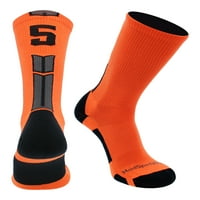 Orange Black Player ID номер на екипажа чорапи