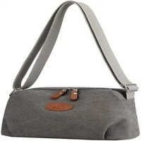 Dabuliu Canvas Hobo Bags for Women Leisure Рамо кръстосани чанти с голям капацитет квадратни чанти Ретро портмонета
