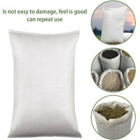 IOPQO RACK дебел хайт тъкана торбичка наводнение за защита на пясъчни торбички Опаковки 15x24in Организация и съхранение