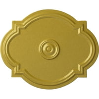 Екена Мелница 1 4 В 3 8 Х 1 П Валс Таван Медальон, Ръчно Рисувано Богато Злато