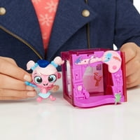 Littlest Pet Shop Mini Style Set Minka Mark Фигура, включва комплект стил, стикери и други