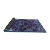 Ahgly Company Indoor Rectangle Persian Blue Traditional Area Rugs, 2 '4'