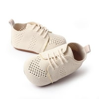 Момичета момчета единични обувки първи пешеходци обувки малко дете меко дъно диша дантела нагоре Мрежа за спортни обувки бебешки