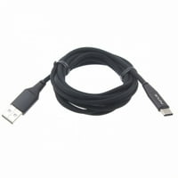 2 -порт USB 36W Бързо домашно зарядно устройство W Power Cord Type -C 6ft USB кабел E за Motorola One Zoom, Revvlry Plus, Razr