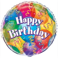 18 Фолио блестящ балон за рожден ден