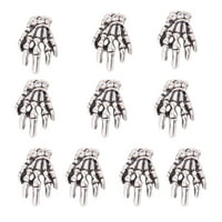 Арт на изкуството на ноктите на изкуството на ноктите сплав скелет Ръчни тренировки Маникюр DIY Декорация