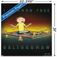 Рик и Морти - Плакат за стена Balthromaw, 22.375 34