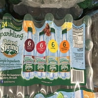 Poland Spring® Variety Искряща естествена изворна вода 24-,5L бутилки