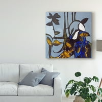 Марка изобразително изкуство синьо и платно изкуство от Ерин Макгий Феръл
