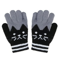Kid Winter Knit Glove Топла имитация на вълнена ръкавица за дете момиче дете