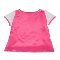 Тениска за момиче за бебета и малко дете с нос, пола и маска, комплект за облекло
