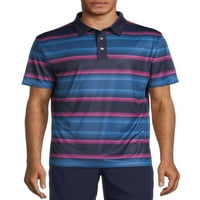 Бен Хоган мъжка и голяма мъжка цифрова Омбред райе голф поло риза, размери до 5ХЛ