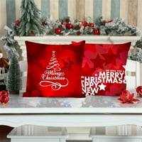Eastshop Дядо Коледа Калъф за хвърляне на възглавница Единична отпечатана полиестер анти-деформат на възглавница Декор за дома