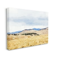 Спилово тревисто плато остра провинция пейзаж галерия за опаковане на платно от печат стена изкуство