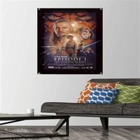 Междузвездни войни: Phantom Menace - един плакат за стена с лист с бутални щифтове, 22.375 34