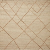 Лолой Ии Бодхи колекция бод - слонова кост естествен, Геометричен килим 2'-0 5'-0