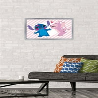Disney Lilo and Stitch - Angel and Stitch Tall Poster, 14.725 22.375 рамки