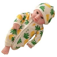 Inevnen бебе кукла реалистична играчка за мека игра играчка с дрехи подарък за рожден ден за момичета момчета