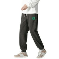 Durtebeua тренировъчни панталони за мъже фитнес еластични дъна с джобове с джобове