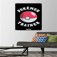 Pokémon - Стенски плакат с треньор с бутални щифтове, 22.375 34