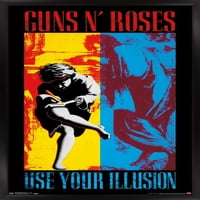 Guns n 'Roses - Илюзионен плакат за стена, 14.725 22.375