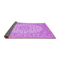 Ahgly Company вътрешен правоъгълник медальон лилаво традиционни килими, 8 '10'