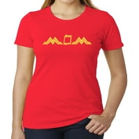 Чудото мама, забавни графични тениски, сладки ризи за мама - Heather Red MH200WMOM S M