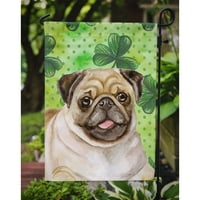 Carolines Treasures BB9892GF Fawn Pug St Patricks Flag Garden Size Малък, многоцветен