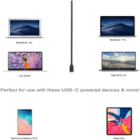 Urban Super Long USB C кабел 100W 10ft, нов найлонов USB C до USB C кабел 2.0, тип C кабел за зареждане Бързо зареждане за Xiaomi