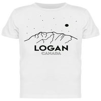 Mount Logan Canada тениска мъже -Маг от Shutterstock, мъжки големи