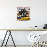 Pittsburgh Steelers - Poster на Najee Harris Wall с бутални щифтове, 14.725 22.375