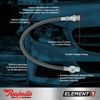 Raybestos BH Professional Grade Hydraulic спирачен маркуч Пасва на избрани: 1979- Cadillac Eldorado, 1979- Buick Riviera