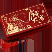 Червен плик разтегаема ясна печатница хартия изящна изработка Китайска хонбао за домашна червена хартия