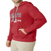Мъжки ежедневни Полар лого пуловер качулка-размери ХС до 4ХБ