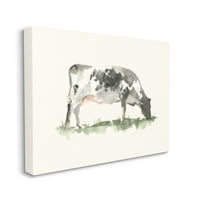 Ступел Индъстрис паша Ферма говеда неутрален крава поле акварел дизайн от Итън Харпър, 36 48